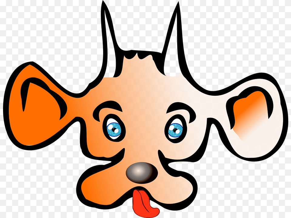 Dog Firgure Crazy Animal Ears Eyes Evil Portable Network Graphics, Person, Face, Head Free Png
