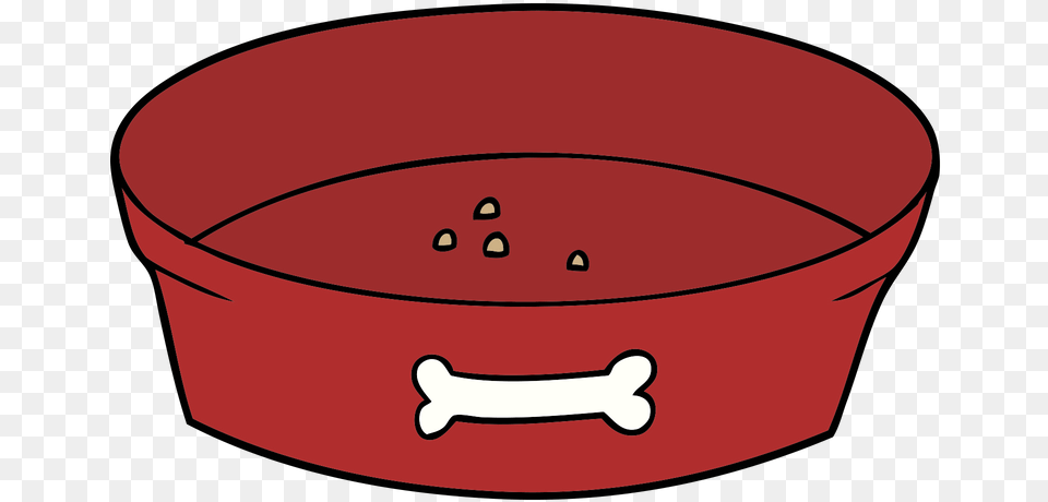 Dog Food Bowl Cartoon, Cookware, Pot, Hot Tub, Tub Free Png Download