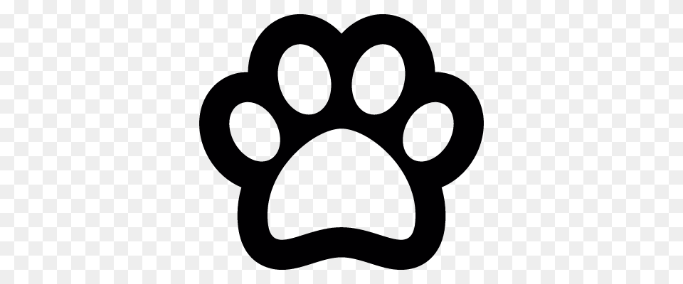 Dog Footprint Outline Vectors Logos Icons And Photos, Accessories Free Transparent Png