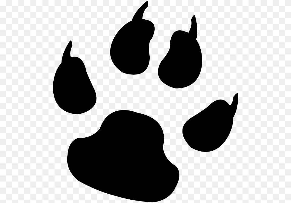 Dog Footprint Paw Print Clip Art, Food, Fruit, Plant, Produce Free Png Download