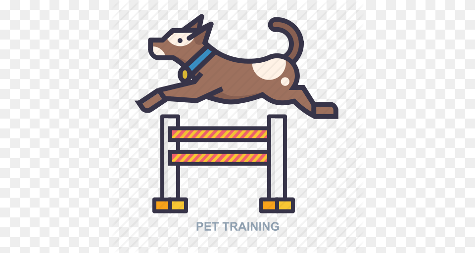 Dog Game Pet Training Icon, Hurdle, Person, Sport, Track And Field Png Image