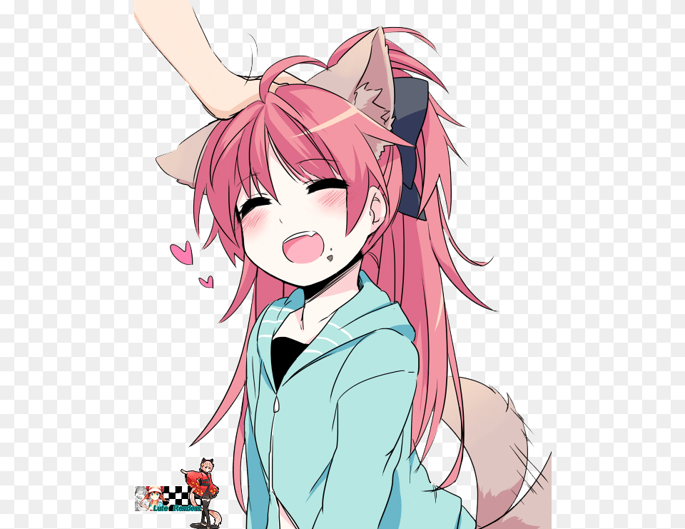 Dog Girls Like Head Pats Too Cute Anime Dog Girl, Book, Comics, Publication, Baby Free Png Download