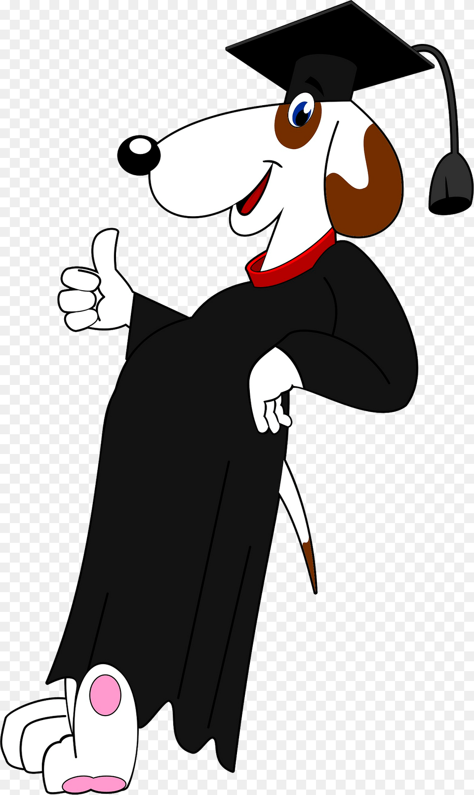 Dog Graduate Clipart, People, Person, Cartoon, Graduation Free Transparent Png