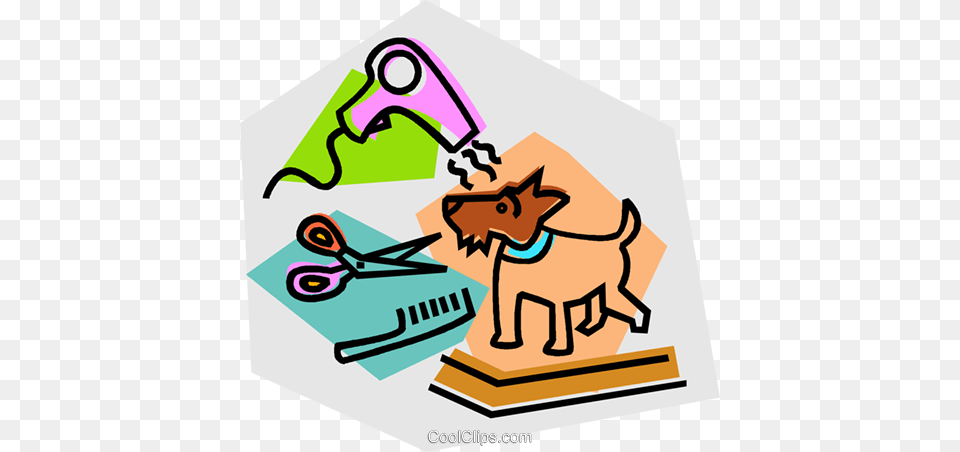Dog Grooming Royalty Vector Clip Art Illustration, People, Person Png