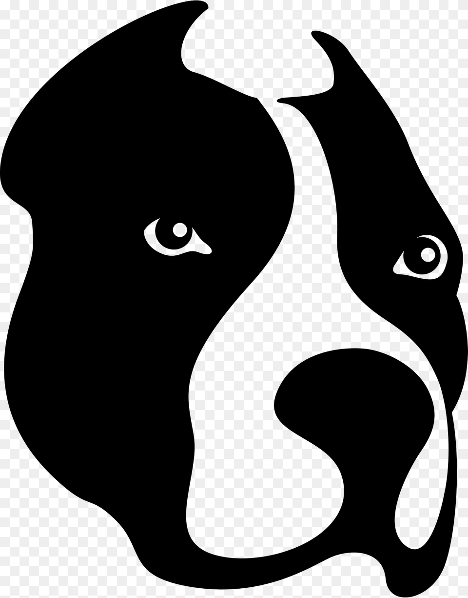 Dog Head Clipart, Stencil, Animal, Pet, Bear Png Image