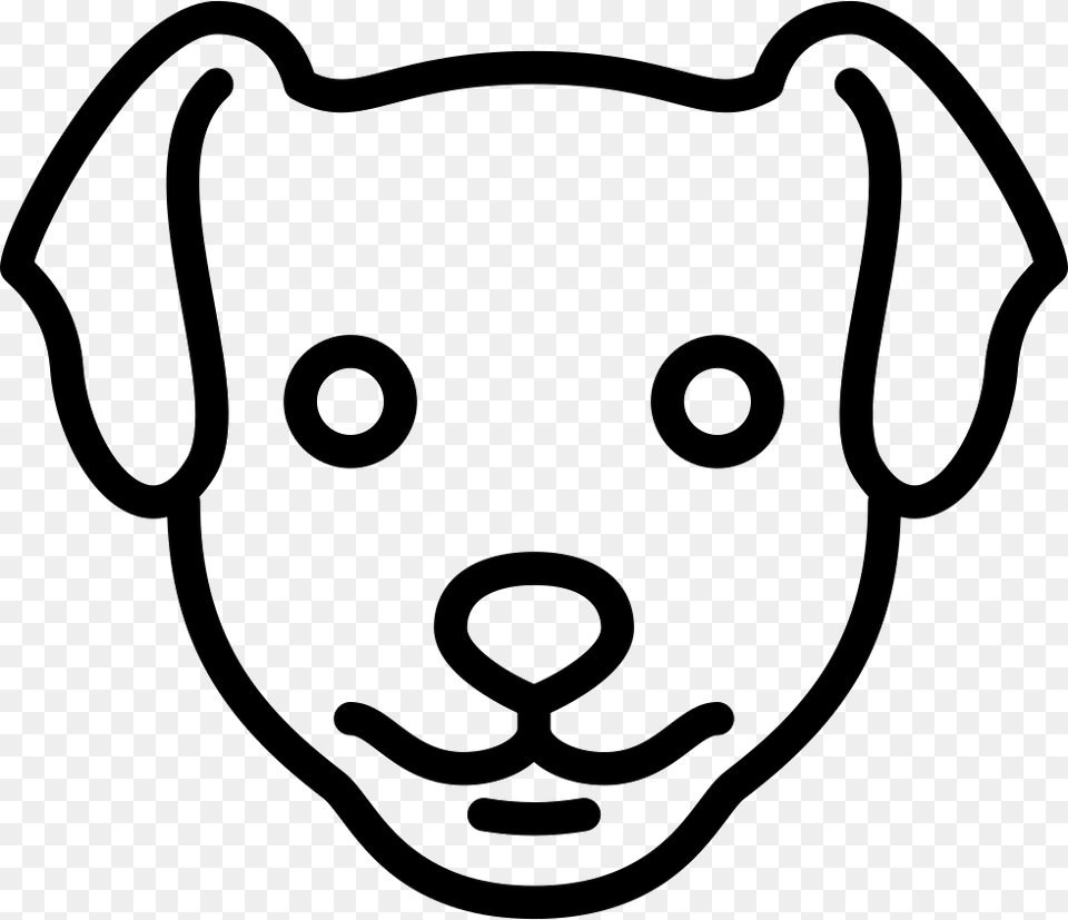 Dog Head Icon Download, Stencil, Smoke Pipe Png Image