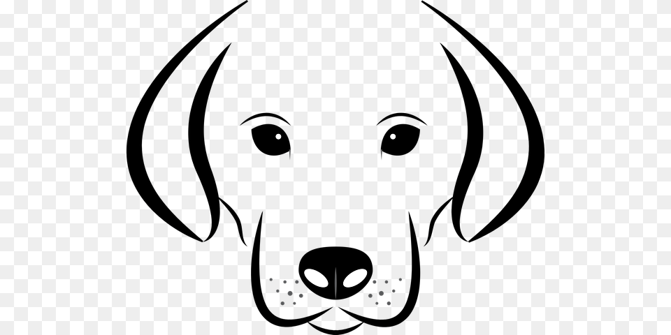 Dog Head White Background Dog Face Black And White Clip Art Free Png