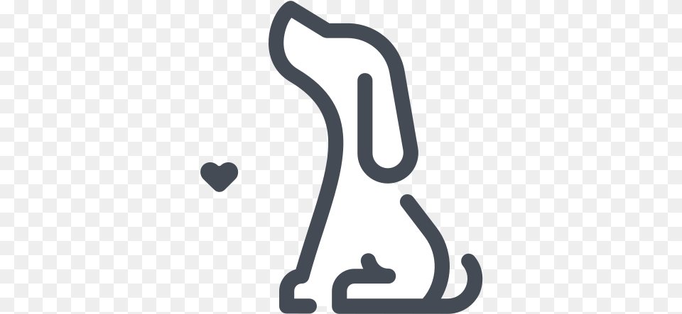 Dog Heart Icon Logo Love Dog, Gas Pump, Machine, Pump Free Transparent Png