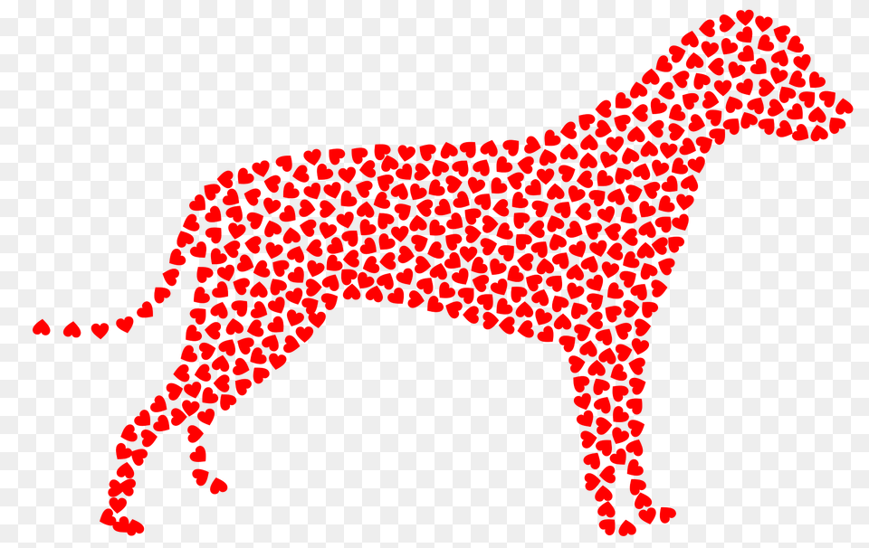 Dog Hearts Clipart, Animal, Cheetah, Mammal, Wildlife Png