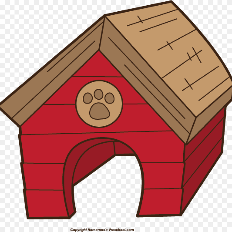 Dog House Clipart A Doghouse And Bowls Of Water Food Vector Clip, Dog House, Den, Indoors, Kennel Free Png