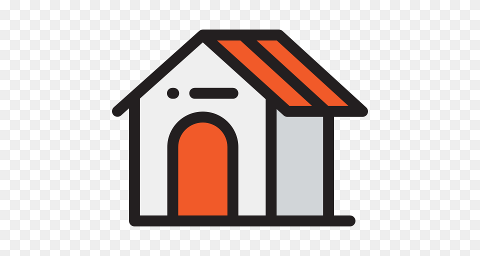 Dog House Icon, Dog House, Den, Indoors, Kennel Free Transparent Png