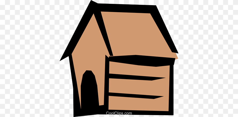 Dog House Royalty Vector Clip Art Illustration, Dog House, Den, Indoors, Kennel Png Image