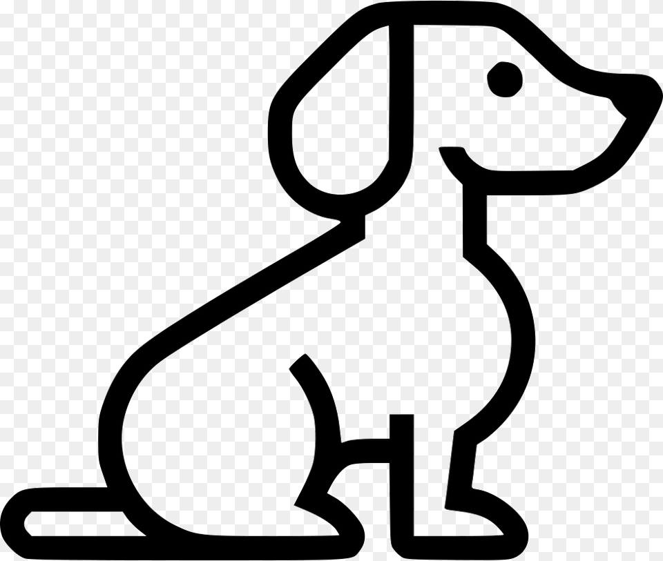 Dog Icon Dog Icon Free, Stencil, Bow, Weapon Png