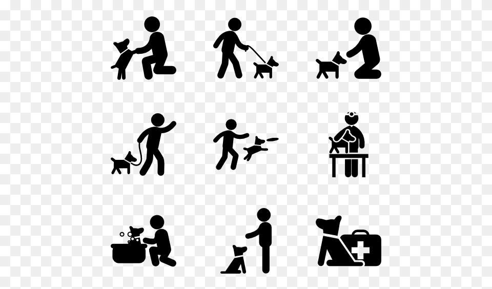 Dog Icons, Gray Png Image