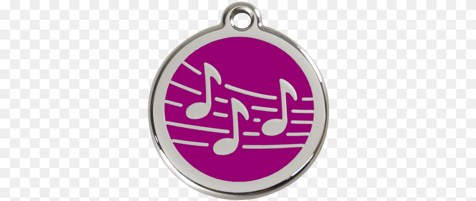 Dog Id Tag Music Notes, Accessories, Plate, Pendant Png Image