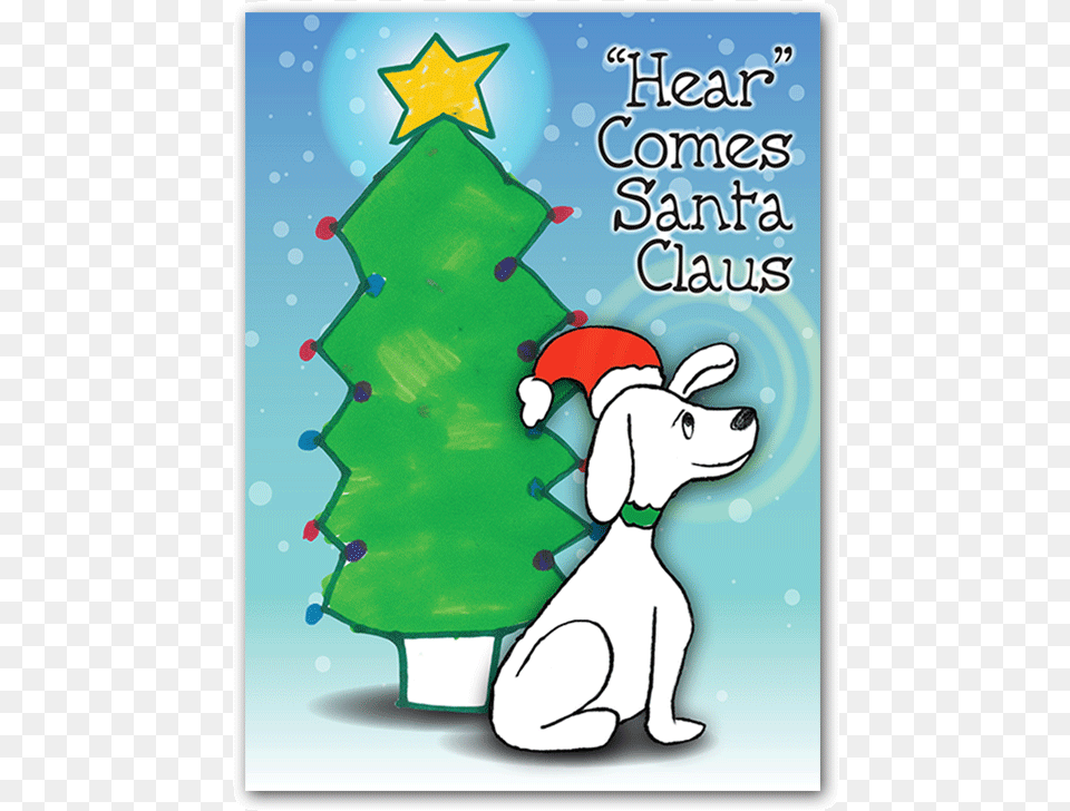 Dog In A Santa Hat Cartoon, Envelope, Mail, Greeting Card, Mammal Png Image