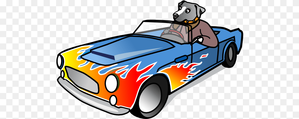 Dog In Sports Car Clip Art Vector Clip Art Clip Art Sports Car, Transportation, Vehicle, Sports Car, Machine Free Transparent Png