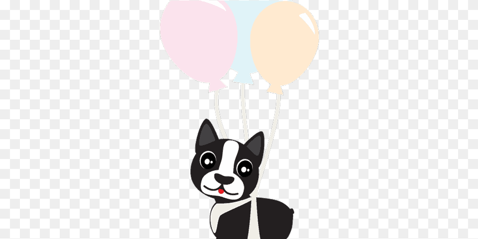 Dog Like Mammal Clipart French Bulldog Dog Breed Boston Terrier, Balloon, Animal, Cat, Pet Free Png Download