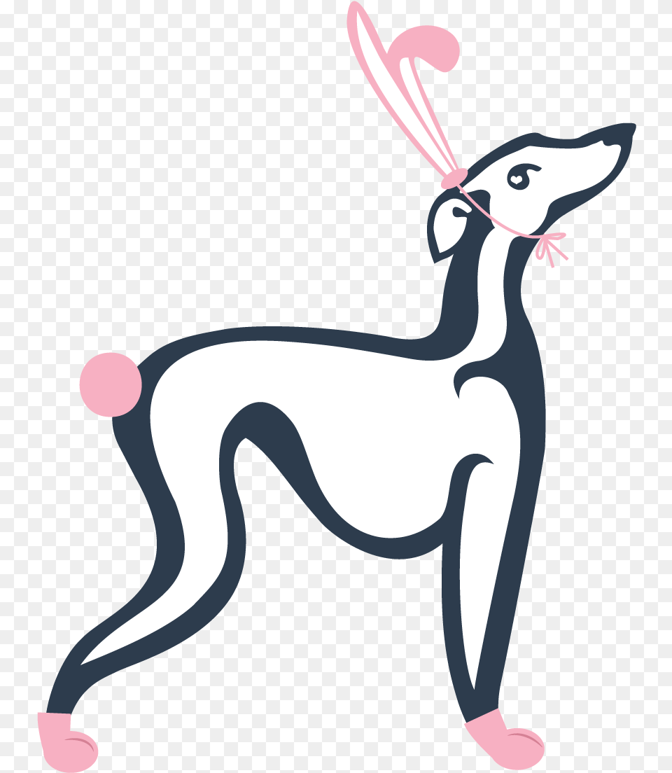 Dog Like Mammal Clipart Italian Greyhound Reindeer Pride Parade, Animal, Fish, Sea Life, Shark Png