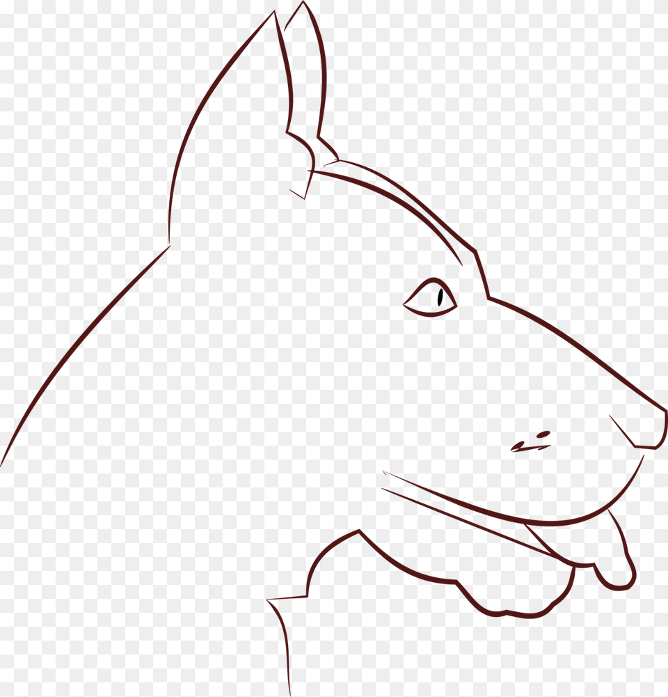 Dog Lineart Pet Dog, Snout Png Image