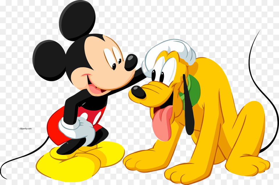 Dog Mickey Disney Mouse Pluto Dog Clipart, Cartoon, Device, Grass, Lawn Free Transparent Png