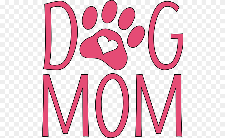 Dog Mom Decal, Text, Animal, Kangaroo, Mammal Png Image