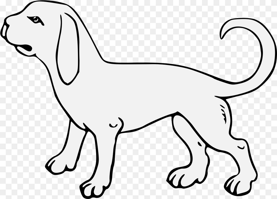 Dog Nose Dog Yawns, Stencil, Animal, Kangaroo, Mammal Png Image