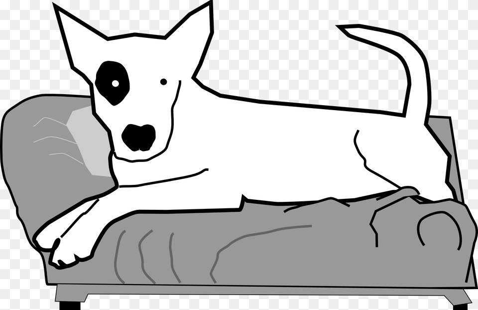 Dog On Couch Clipart, Animal, Canine, Mammal, Bulldozer Free Png