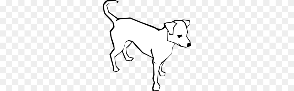 Dog Outline Animal Clip Art, Silhouette, Stencil, Baby, Person Free Png Download
