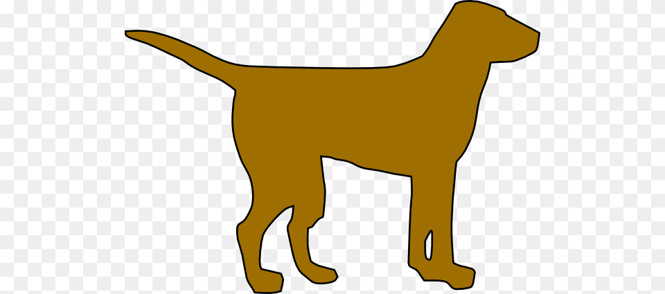 Dog Outline Clip Art Dog Simple Clip Art, Animal, Canine, Mammal, Pet Free Png Download