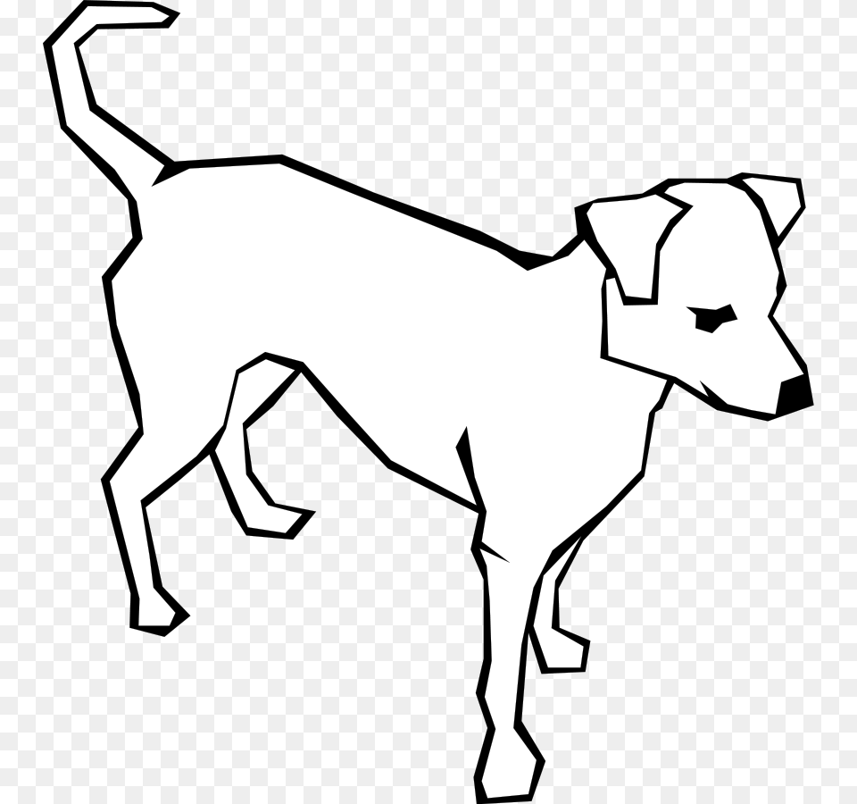 Dog Outline White, Silhouette, Stencil, Adult, Female Png Image
