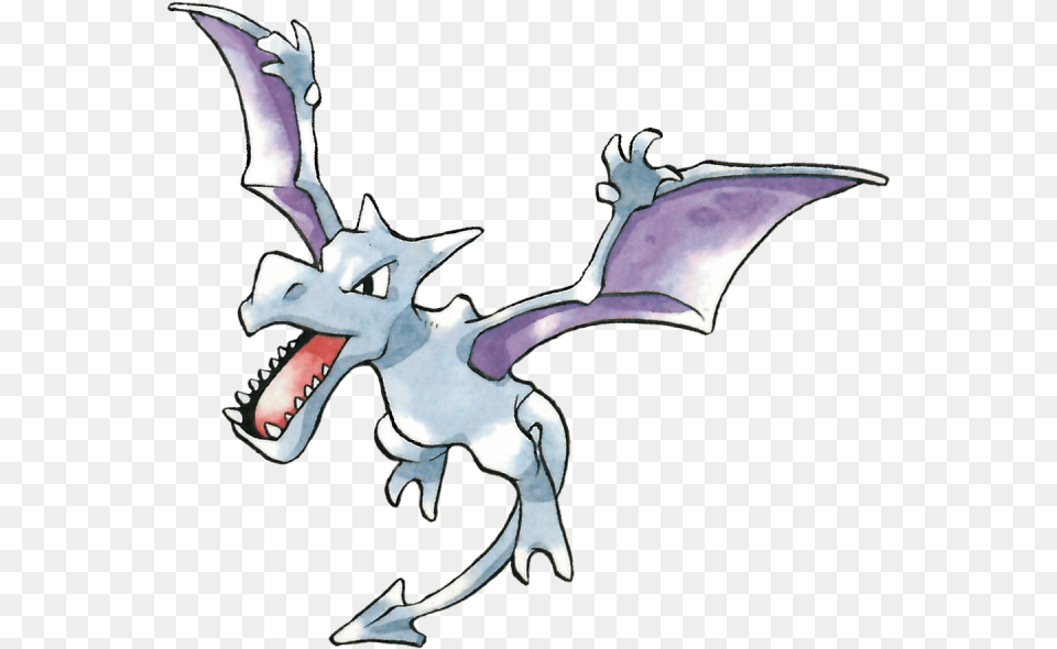 Dog Painting Pop Art Aerodactyl Official Artwork Pokemon, Person, Dragon Png Image