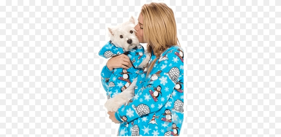 Dog Pajamas Transparent Background Paw, Adult, Person, Female, Woman Png Image