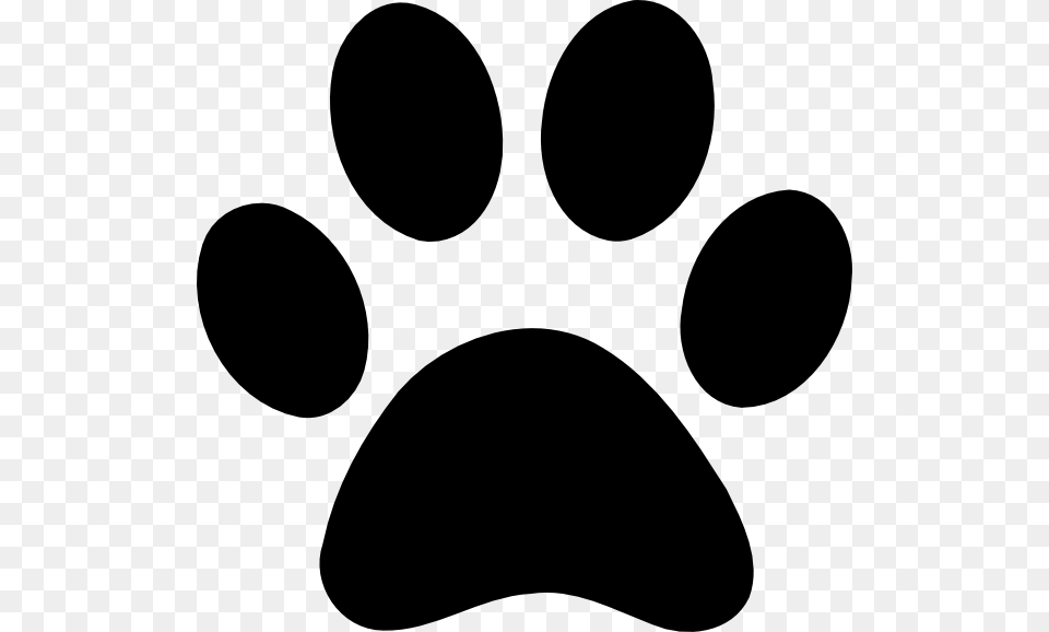 Dog Paw Cat Footprint Clip Art, Head, Person, Stencil, Face Free Png Download