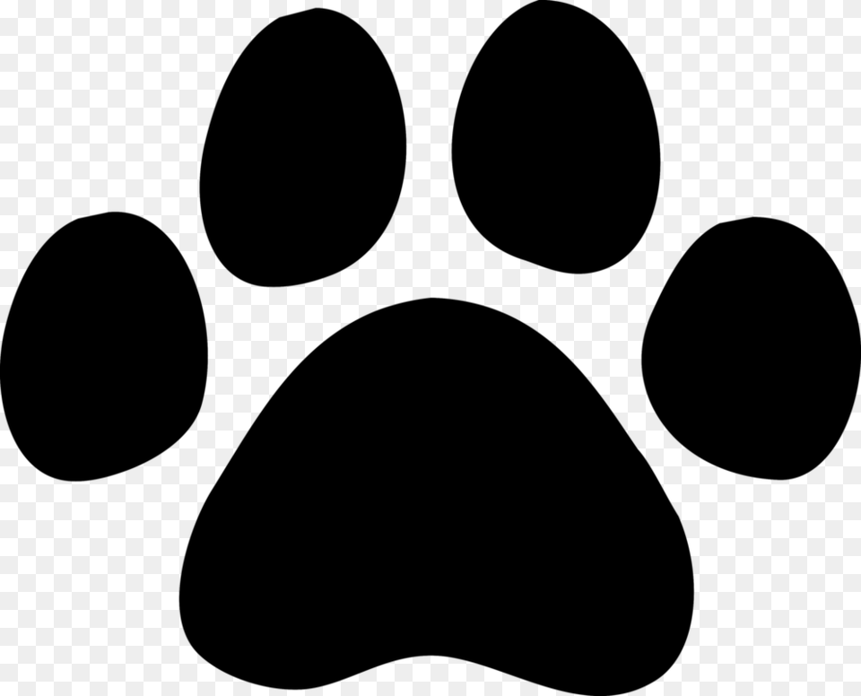 Dog Paw Cat Giant Panda Clip Art, Gray Png Image