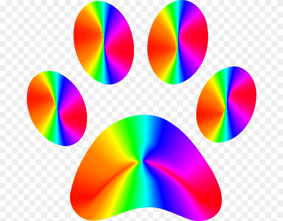 Dog Paw Foot Art Spectrum, Disk Png Image