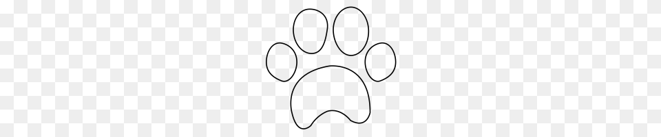 Dog Paw Icons Noun Project, Gray Free Png Download