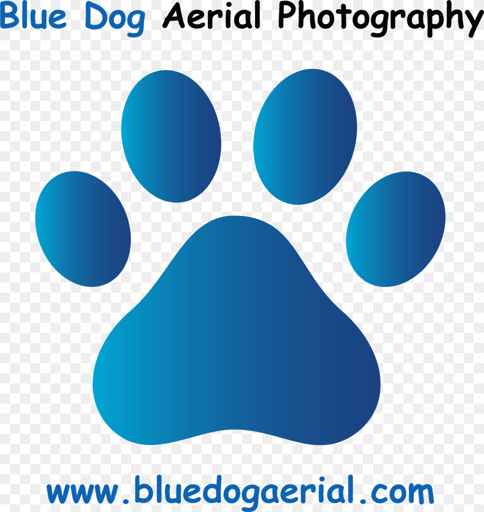 Dog Paw Print In Blue, Footprint, Disk Free Transparent Png