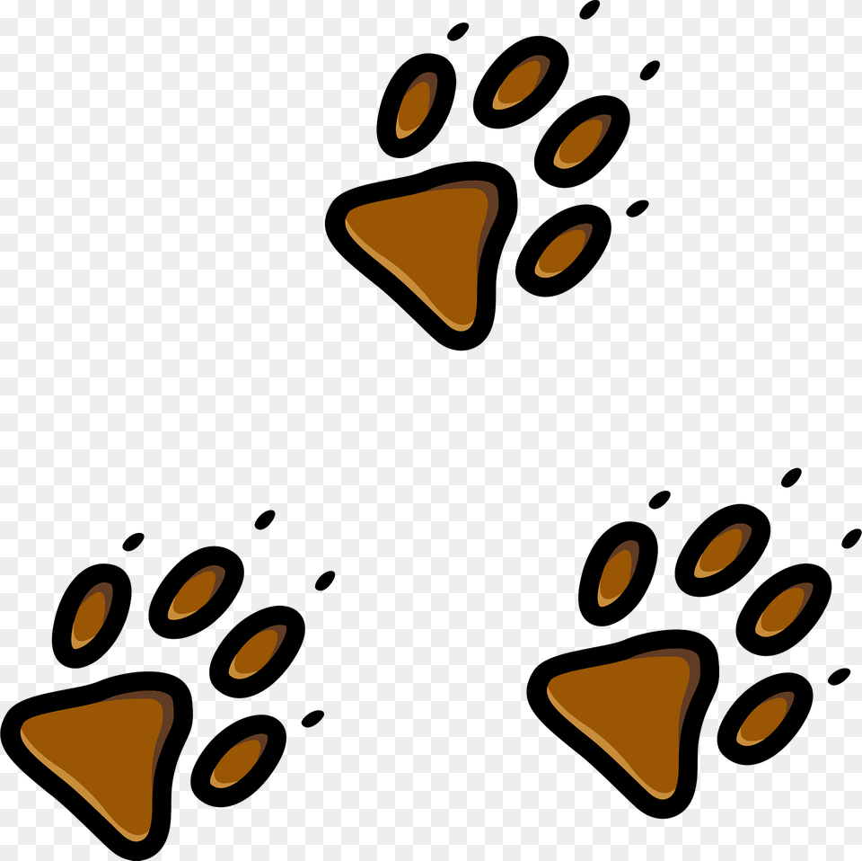 Dog Paw Prints Clipart, Art, Outdoors Free Png Download