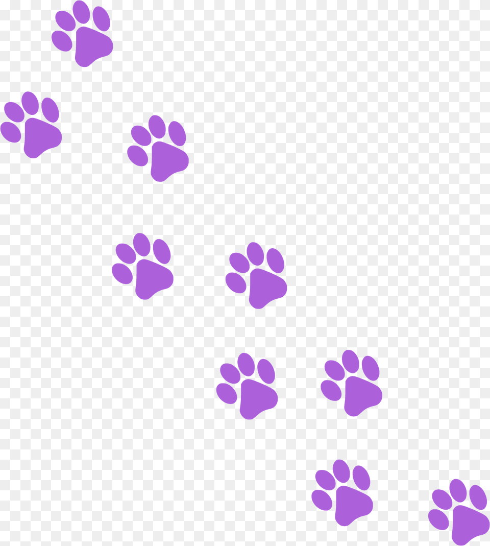 Dog Paw Prints Silhouette, Purple, Pattern, Nature, Outdoors Png Image