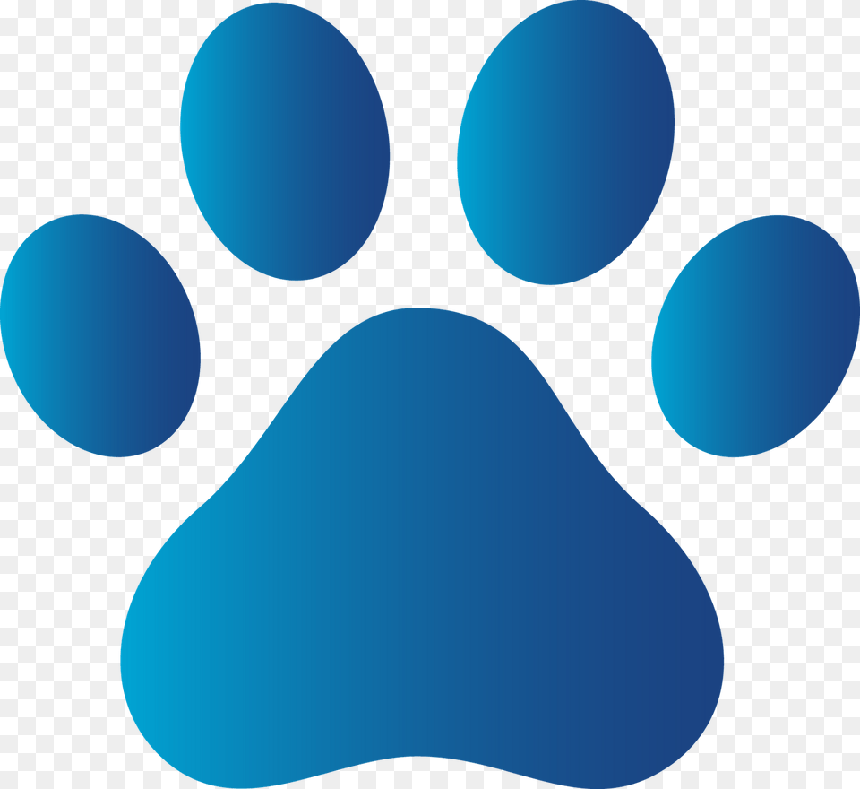 Dog Paw Silhouette Group With Items Png Image