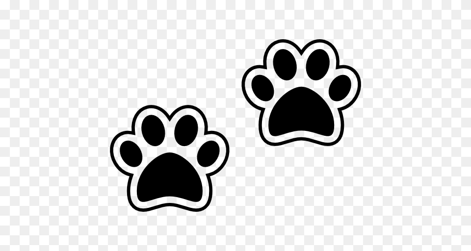 Dog Pawprints Vector Icons Designed, Stencil, Footprint, Electronics, Hardware Png