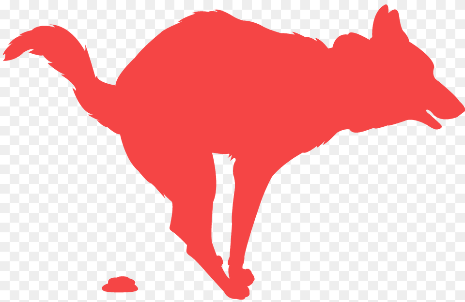 Dog Pooping Silhouette, Animal, Camel, Mammal, Bear Free Transparent Png