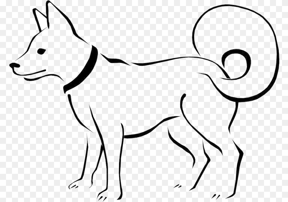 Dog Puppy Black And White Clip Art Clipart Transparent Black And White Of Dog, Stencil, Silhouette, Bow, Weapon Png Image