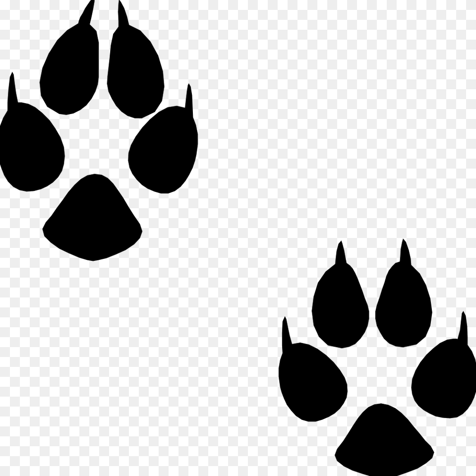 Dog Puppy Cat Footprint Animal Footprints, Stencil, Electronics, Hardware Png Image