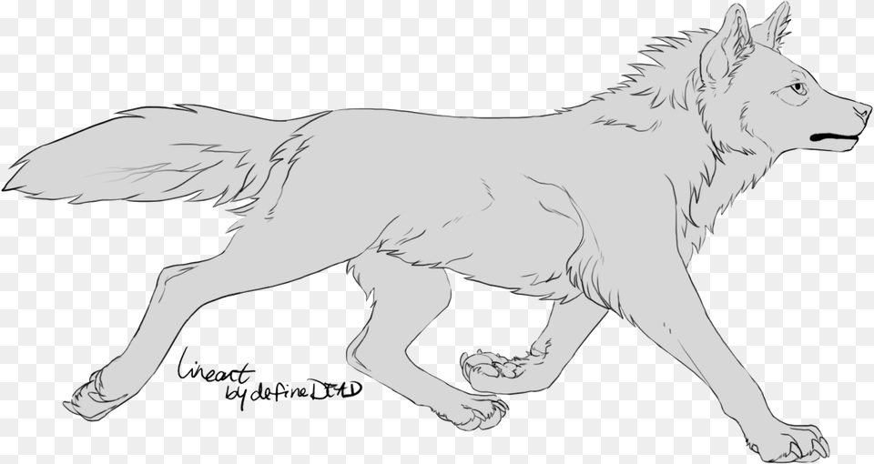 Dog Puppy Line Art Drawing Canidae Big Wolf Drawing, Animal, Mammal, Canine, Pet Free Transparent Png