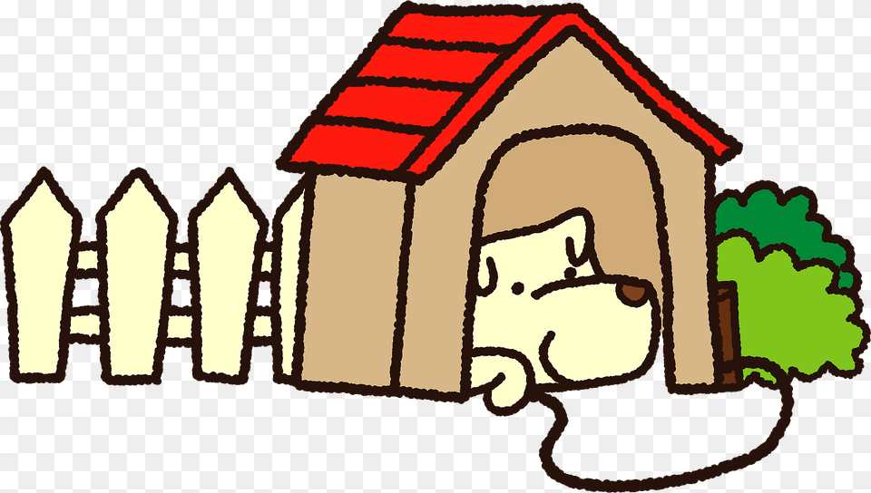 Dog Resting In The Doghouse Clipart, Dog House, Face, Head, Person Png Image