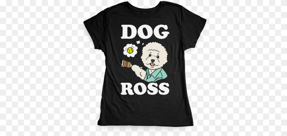 Dog Ross Womens T Shirt Justice League Logo Tshirt, Clothing, T-shirt, Animal, Canine Png