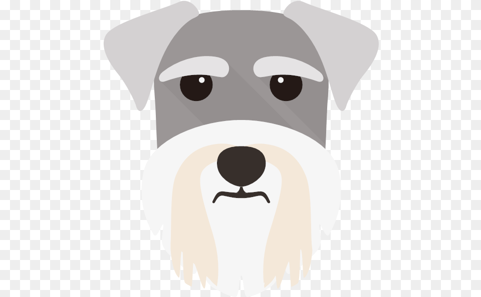 Dog Schnauzer Icon Transparent, Snout, Stencil, Person Png Image