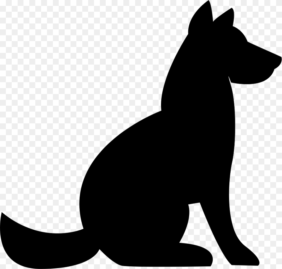 Dog Side Icon Free Download, Silhouette, Animal, Kangaroo, Mammal Png